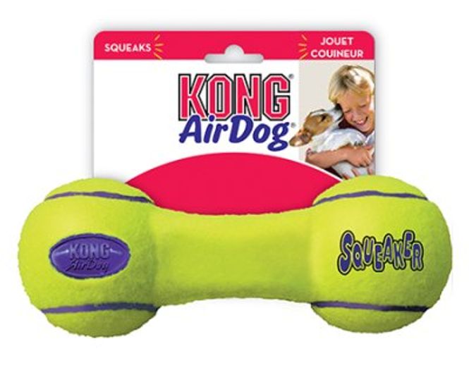 Hovedbilde KONG AIRDOG SQUEAKER DUMBBELL M 18x7CM