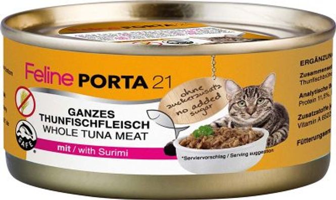 Hovedbilde KATTEFÔR FELINE TUNFISK & SURIMI 156GR