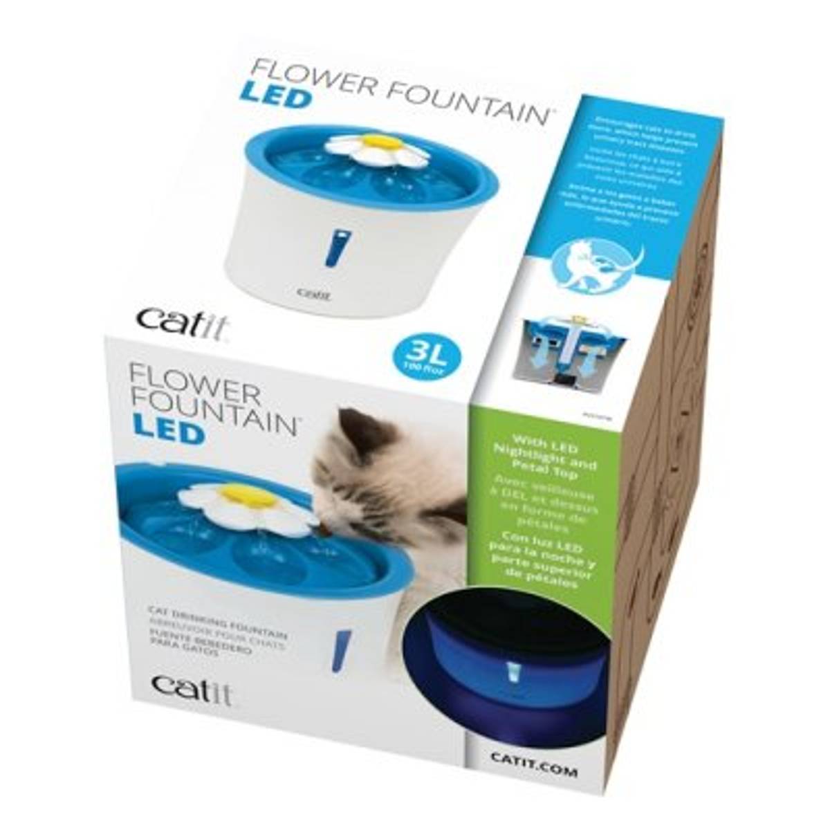 VANNFONTENE CATIT FLOWER 3L LED