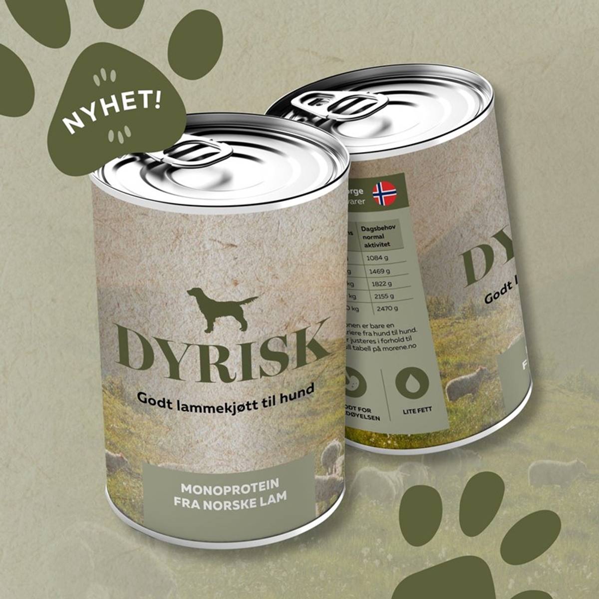 Dyrisk lammekjøtt 185g