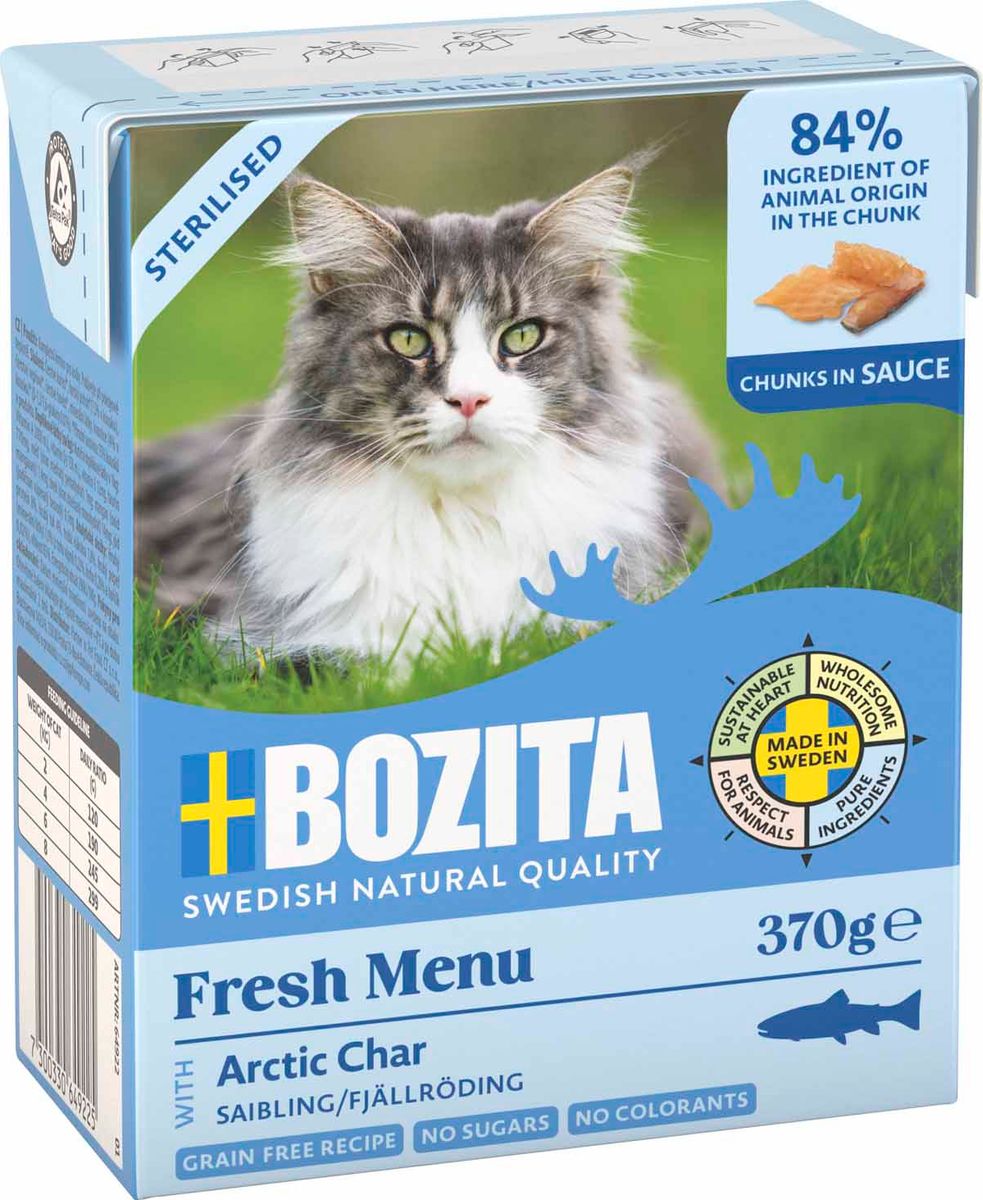Bozita Katt Sterilisert Røye i Saus 370 g