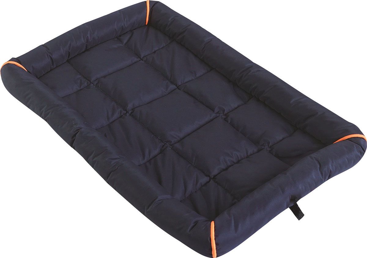 MADRASS BUR 47x31x6 CM MARINBLÅ/ORANGE