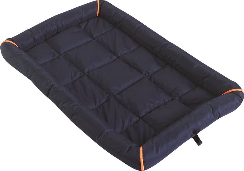 MADRASS BUR 47x31x6 CM MARINBLÅ/ORANGE