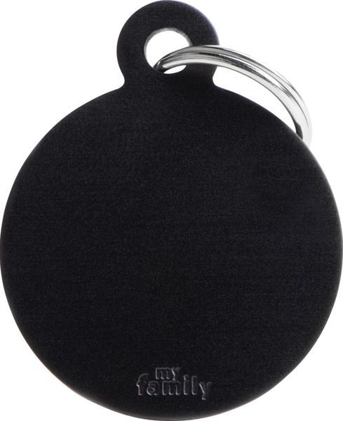 Hovedbilde Stor rund svart i aluminium