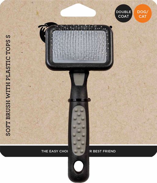 Hovedbilde Myk børste med plastdekkede topper liten