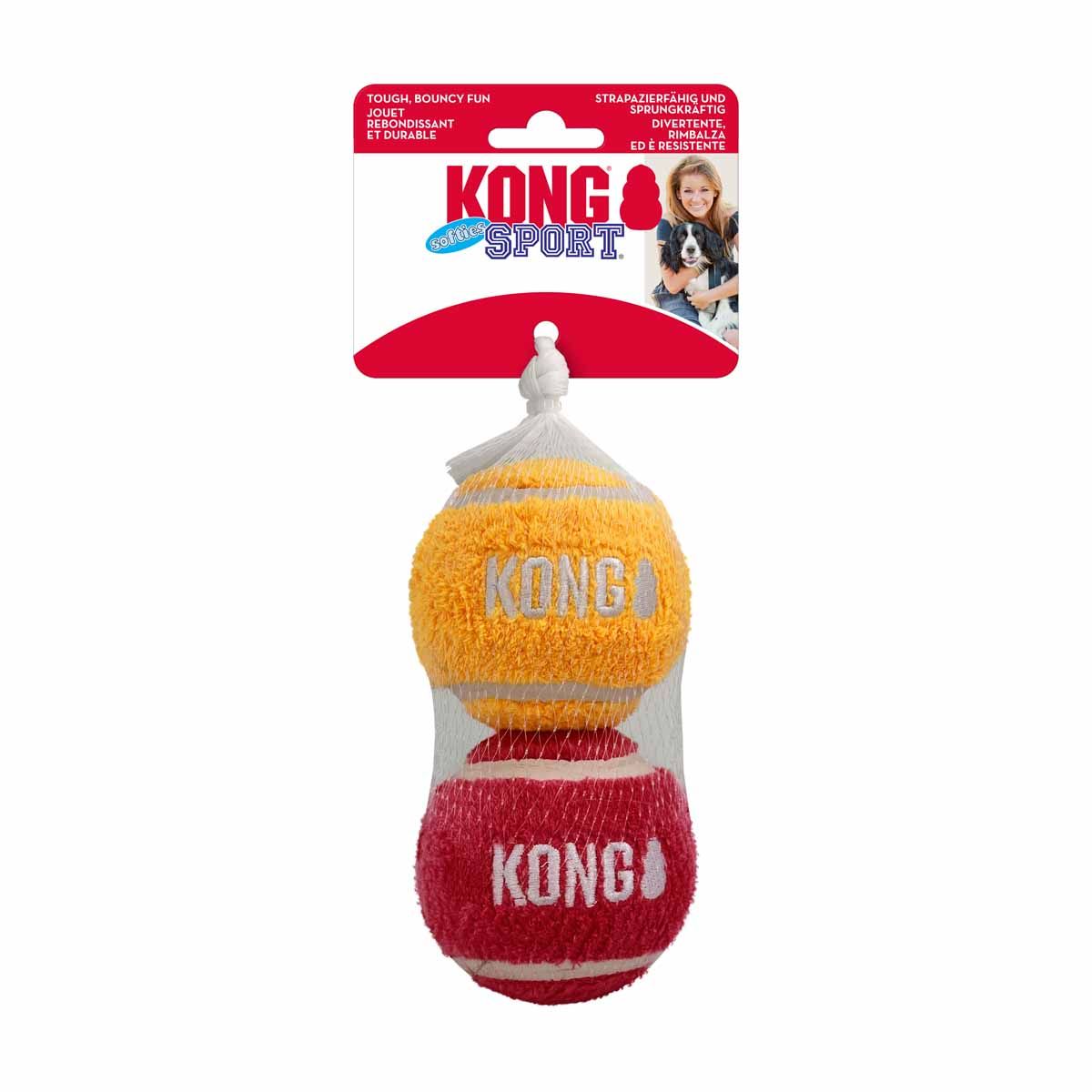 KONG Sport Softies Ball L 2-pack