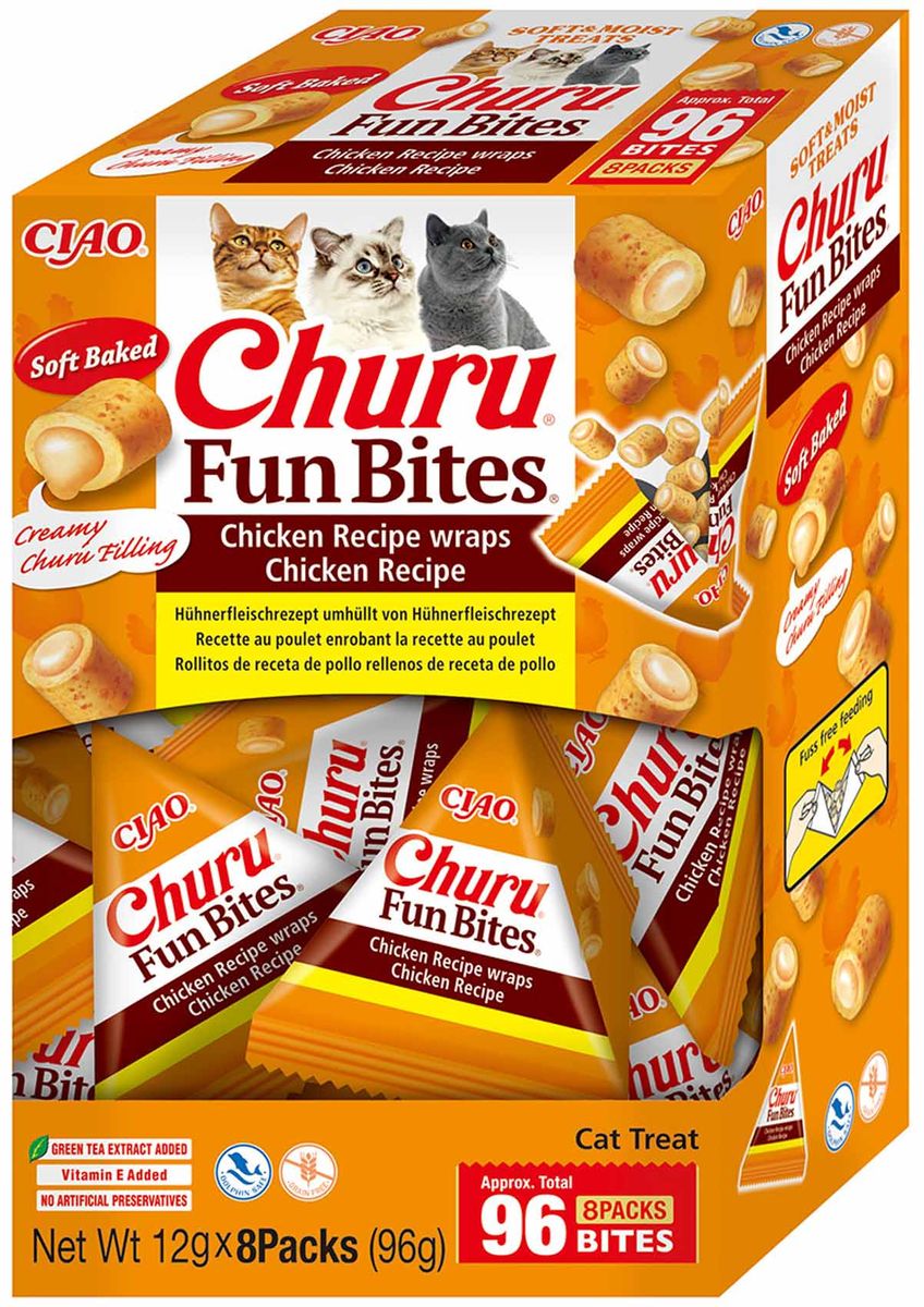 Churu Cat Fun Bites Kylling 8 stk