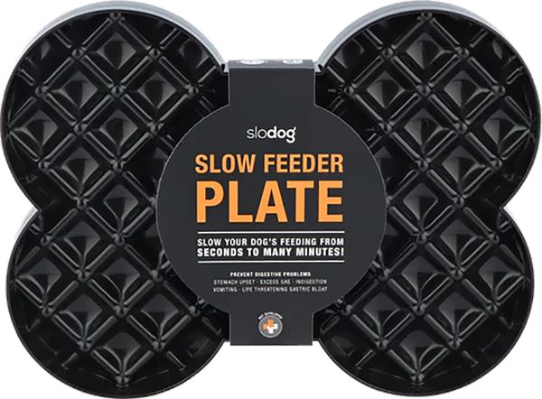 Hovedbilde Hundskål Lickimat Slow Feeder Plate svart 35x26x3 ...