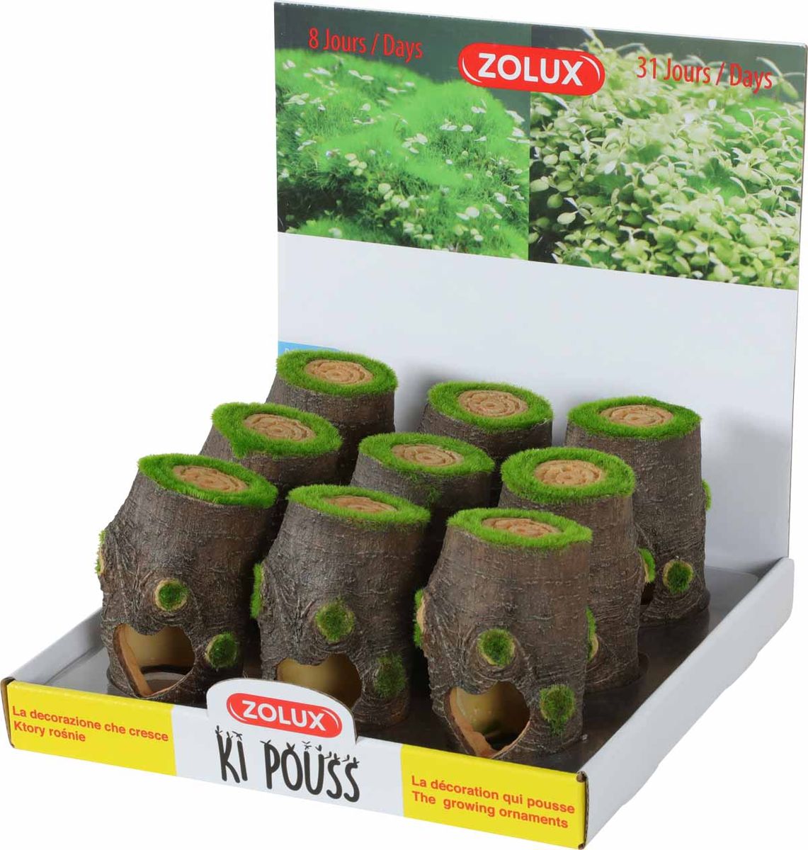 Zolux Kipouss Trestamme S med Levende Plantefrø
