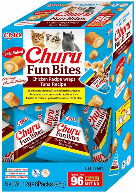 Hovedbilde Inaba Churu Tunfisk 8-pk – Kremet Kattesnacks (8 x 14g)