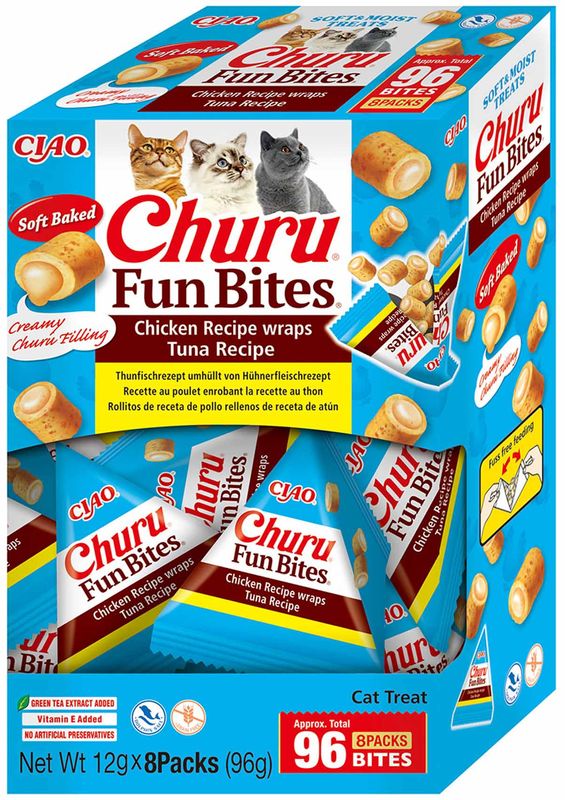 Inaba Churu Tunfisk 8-pk – Kremet Kattesnacks (8 x 14g)