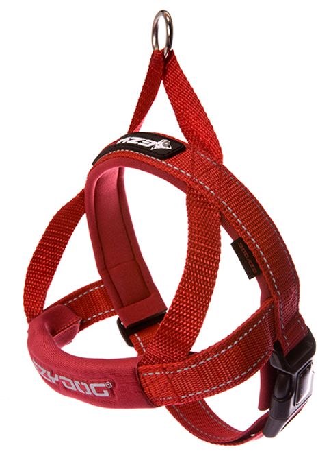 Hovedbilde EzyDog QuickFit Hundesele Rød S (6-10kg) - Justerbar Neoprensele