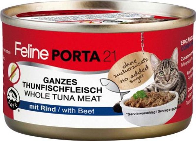 Hovedbilde KATTEFÔR FELINE TUNFISK & BIFF 90GR