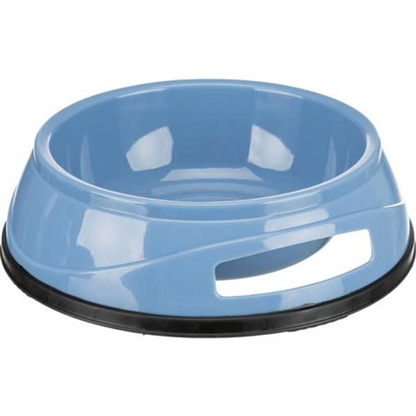Hovedbilde Trixie Plastskål m/Gummiring 750 ml | Sklisikker Matskål