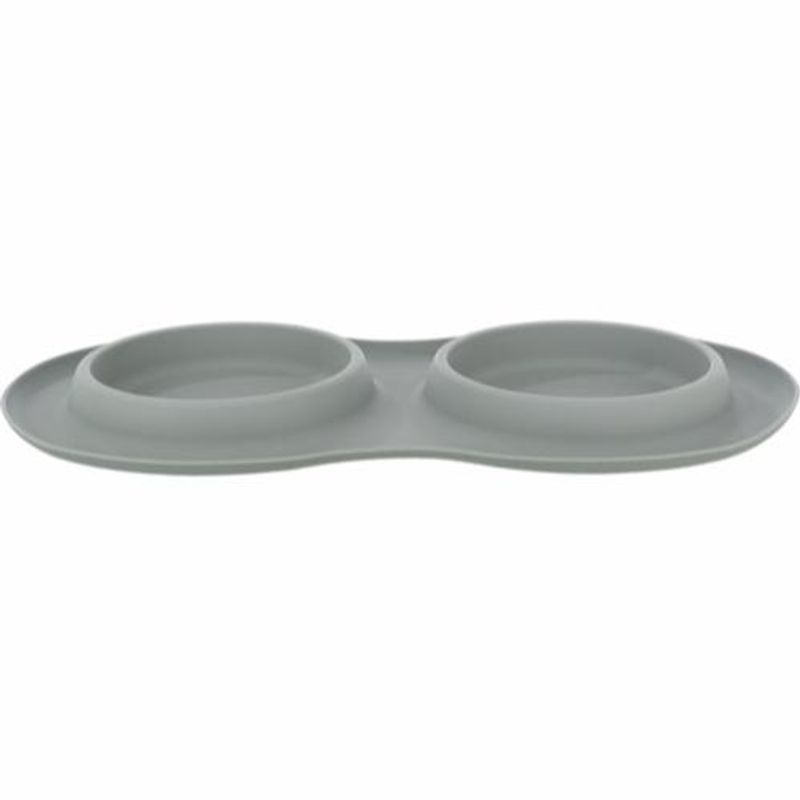 Skålsett for katt flat versjon - 0,3 L x 2 ( ø 16 cm )