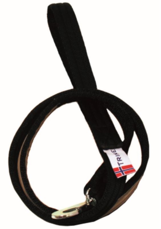 Kobbel i webb m.refleks Sort 18mm 180cm