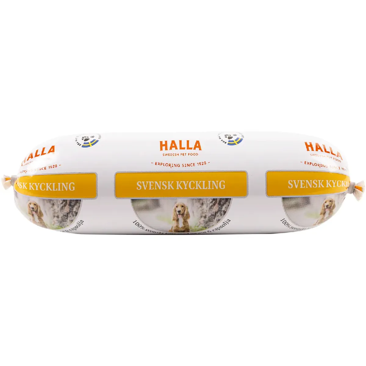 HALLA Svensk Hundepølse m.Kylling 650 gr