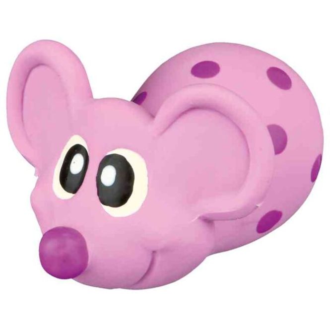 Hovedbilde Trixie Lateksmus m/ Pipelyd | 8x8 cm Hundeleke