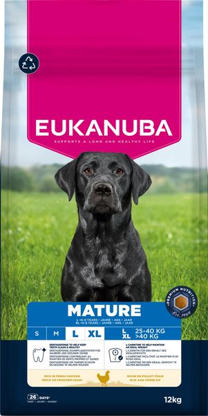 Hovedbilde EUKANUBA Mature Stor Hund  m. Kylling  ( 12 kg )