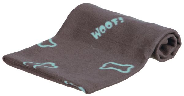 Hovedbilde Trixie Fleeceteppe Beany 100x70 cm | Taupe m/ Bein