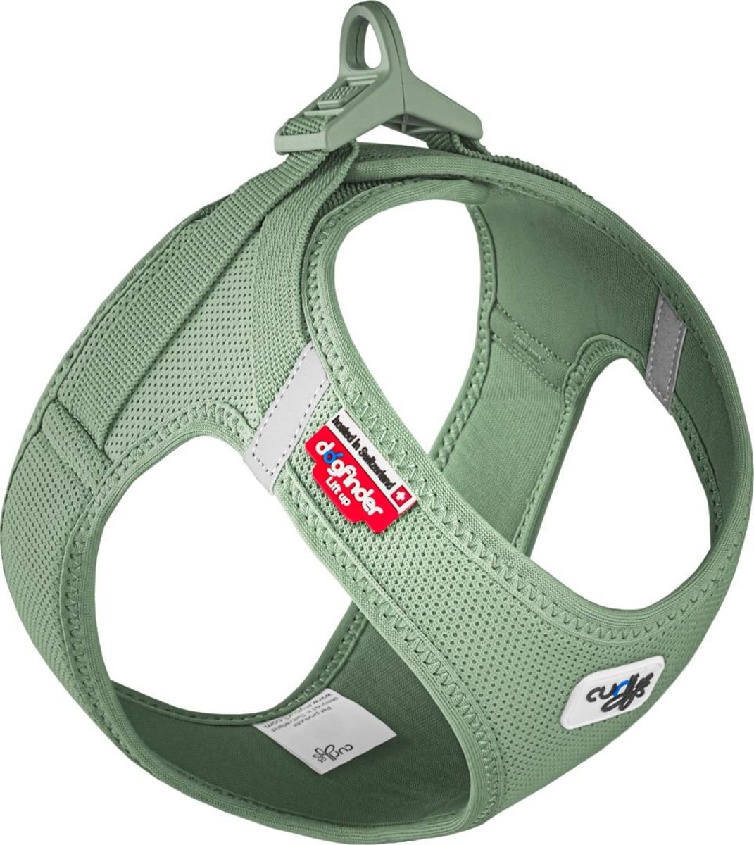 Curli Vest Sele Clasp Air-Mesh Oliven | Flere Størrelser