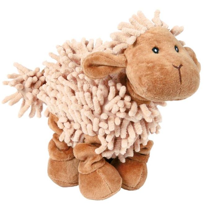 Hovedbilde Trixie Sau Hundeleke m/ Lyd & Strikkben 21 cm | Plysj
