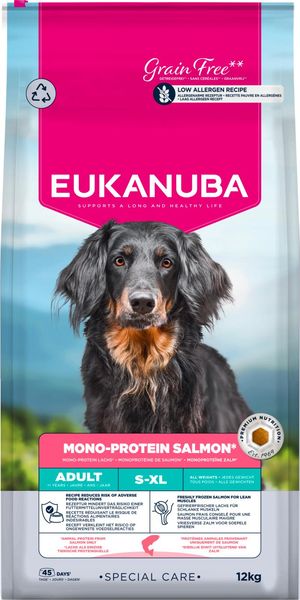 Hovedbilde Eukanuba Mono-Protein Laks 12kg | Kornfritt ...