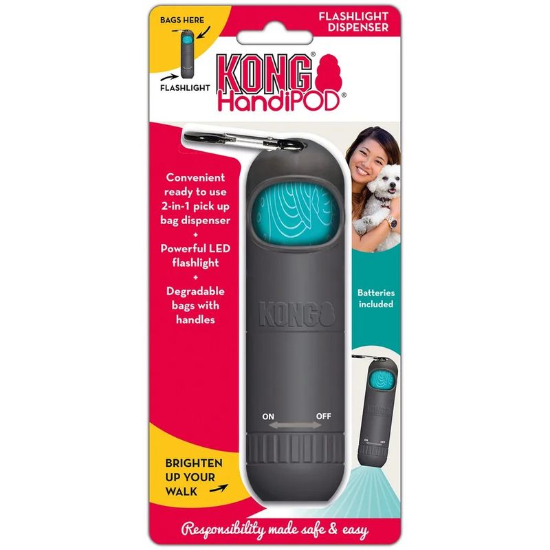 KONG Handipod Flashlight | Bæsjeposeholder m/ LED-Lykt