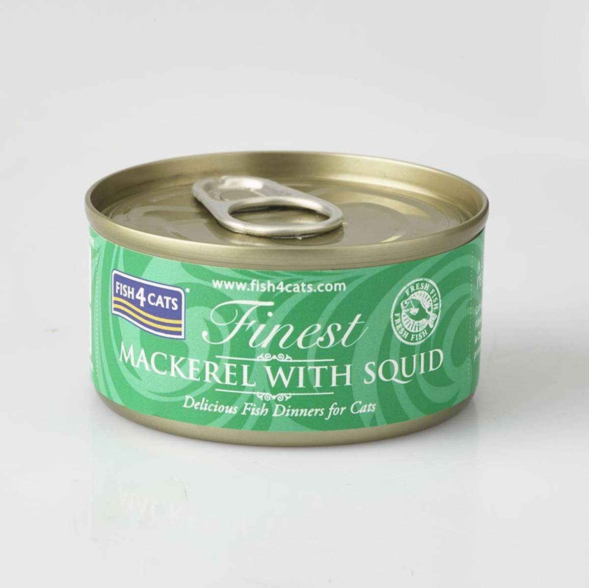 Fish4Cats Wet Mackerel & Squid 70g | Kornfritt Våtfôr