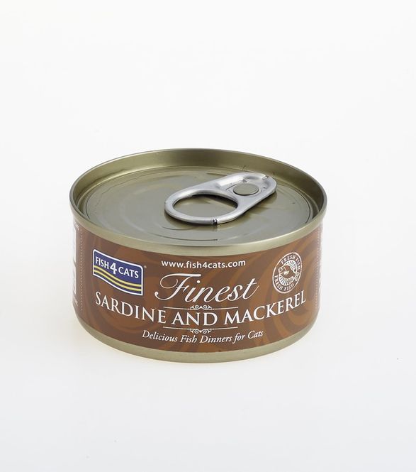 Hovedbilde Fish4Cats Wet Sardine & Mackerel 70g | Kornfritt Våtfôr