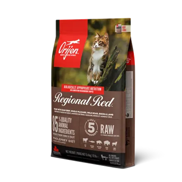 Hovedbilde Orijen Regional Red 5,4kg | Kornfritt Kattefôr Storsekk