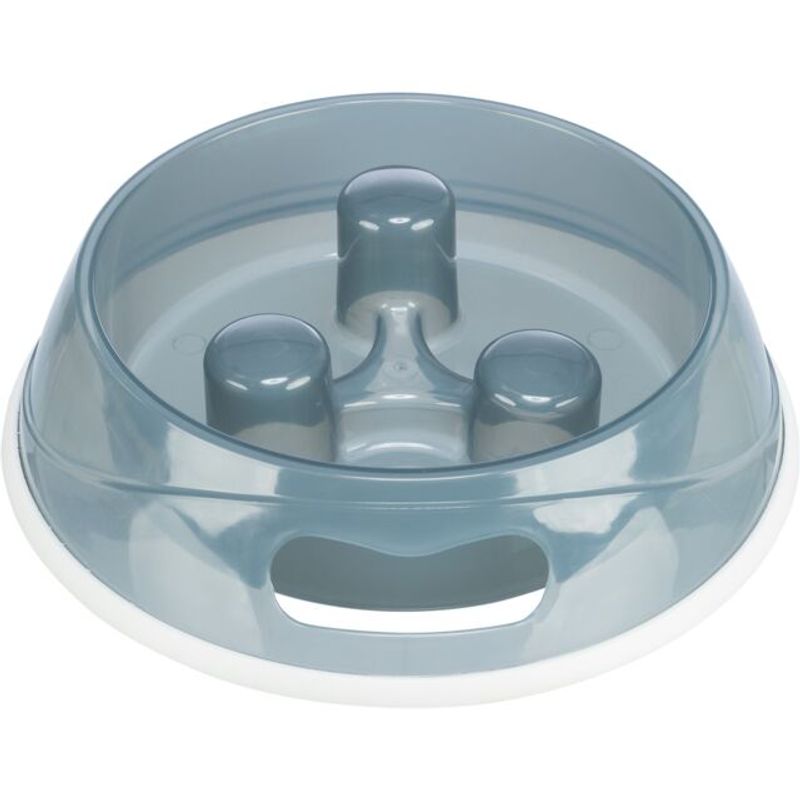 Trixie Slow Feed Plastskål 450 ml | Sklisikker Spise Sakte Skål