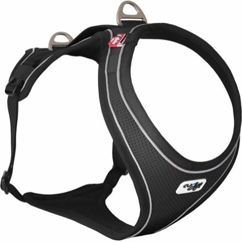 Curli Belka Comfort Sele Sort | Ergonomisk Stor Sele