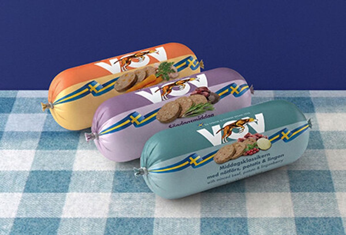 Vov Hverdagsfavoritt Kylling & Gulrot 550g | Svensk Hundefôr