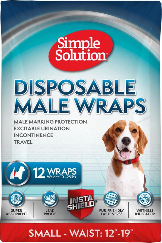 Simple Solution Engangsbleier Hannhund (S) | Fuktindikator