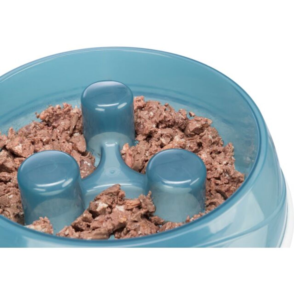 Trixie Slow Feed Plastskål 450 ml | Sklisikker Spise Sakte Skål