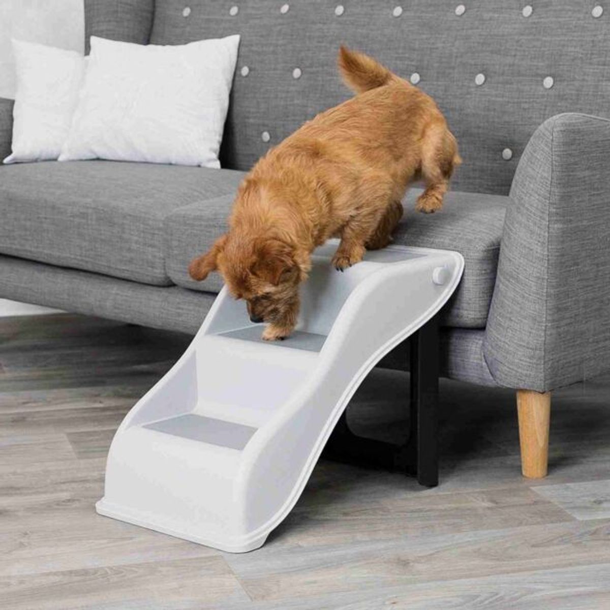 Trixie Hundetrapp 34x39x54 cm | Sammenleggbar plasttrapp