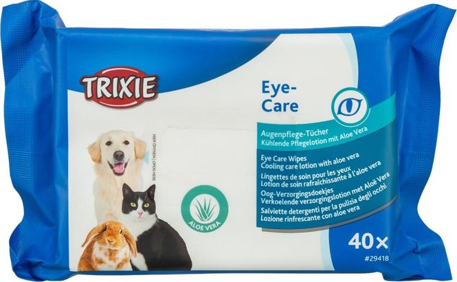 Hovedbilde TRIXIE Øye Pleie Våtservietter - 40 stk