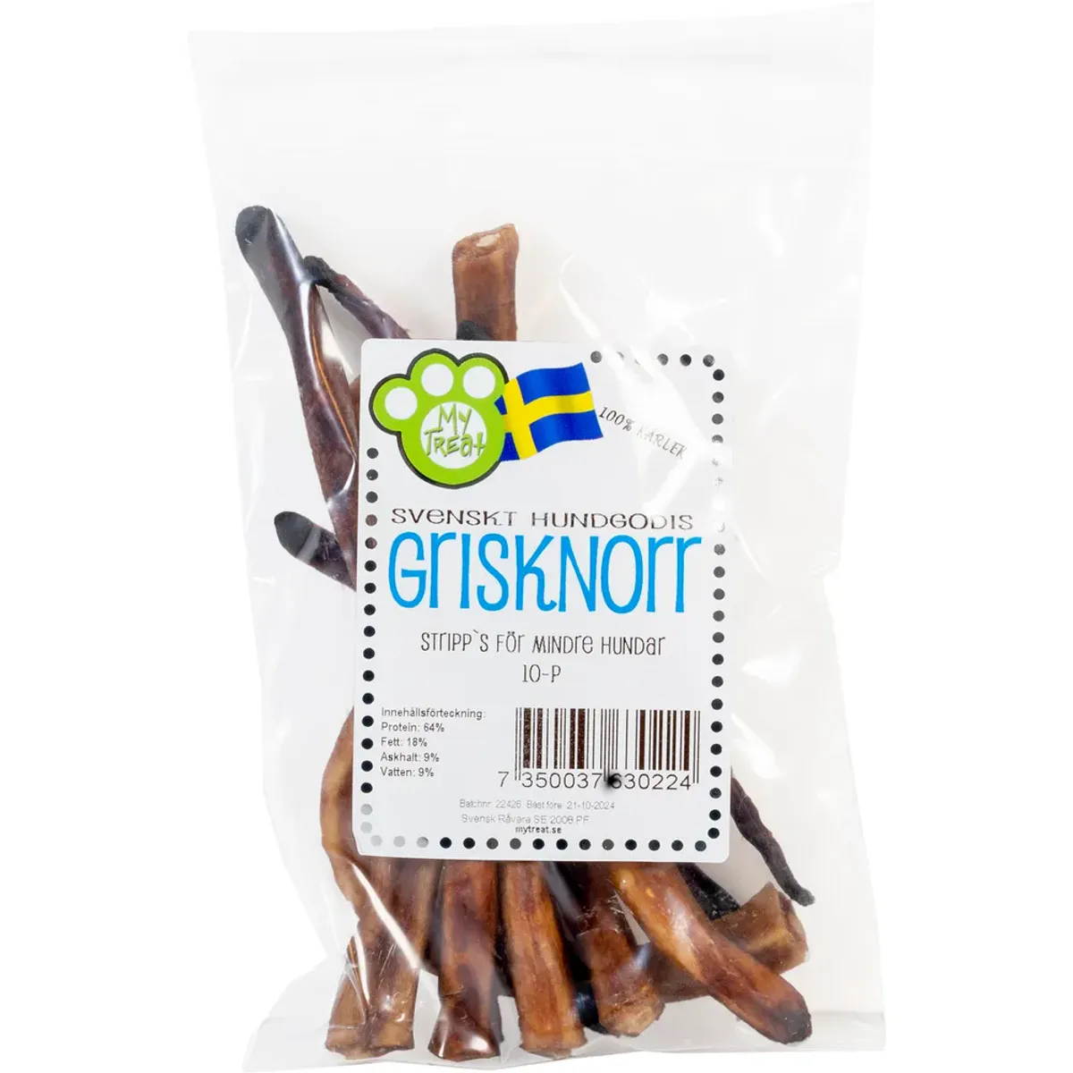 MY TREAT Grisehaler for Mindre Hunder - 10 stk 