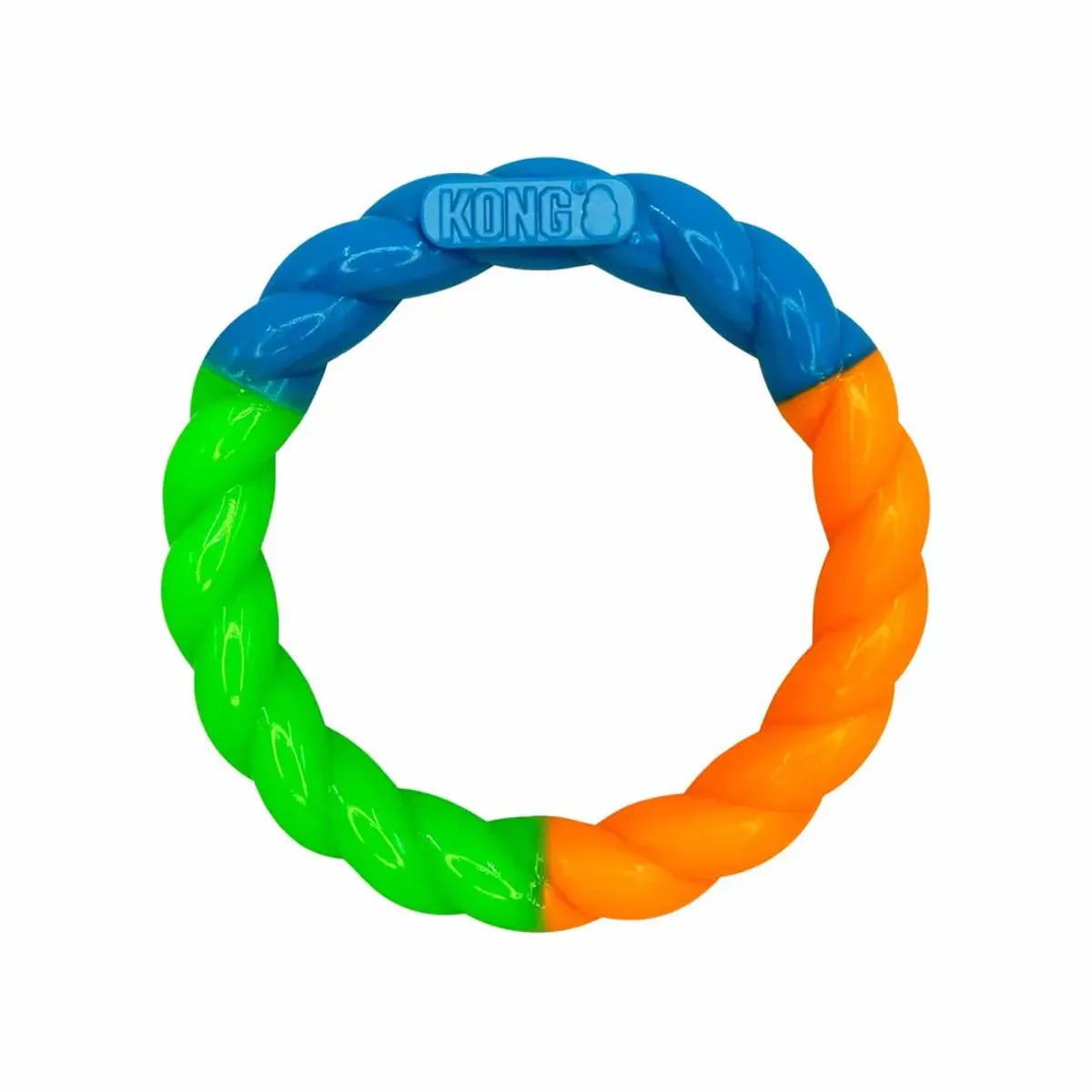 KONG Twistz High-viz Ring S 18x18x2,5cm | Hundeleke